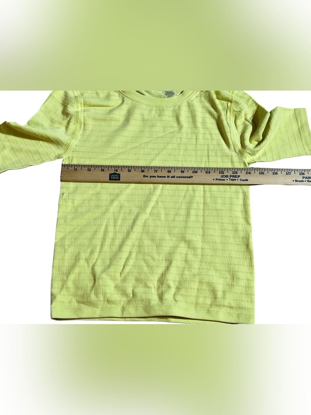 Calia women’s Seamless Crop Tee Fresh Hay Yellow size Medium breathable wicking - Picture 4 of 10
